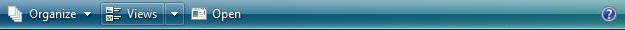 Vista Explorer Desktop button bar